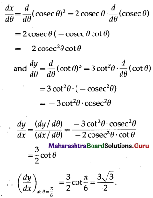 Maharashtra-Board-12th-Maths-Solutions-Chapter-1-Differentiation-Ex-1.4-Q2-i