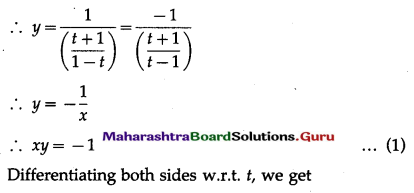 Maharashtra-Board-12th-Maths-Solutions-Chapter-1-Differentiation-Ex-1.4-Q3-iii