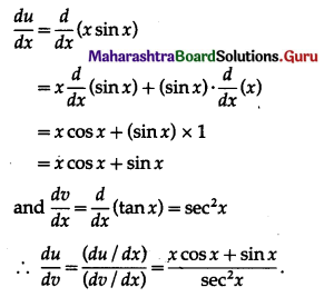Maharashtra-Board-12th-Maths-Solutions-Chapter-1-Differentiation-Ex-1.4-Q4-i