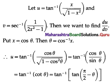 Maharashtra-Board-12th-Maths-Solutions-Chapter-1-Differentiation-Ex-1.4-Q4-iii