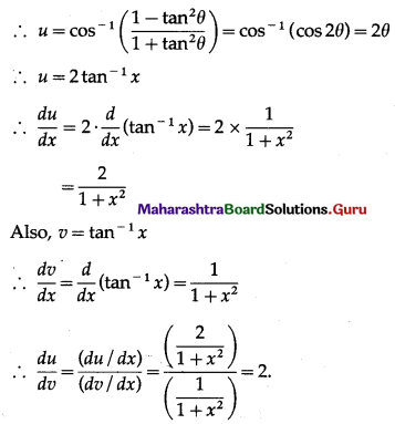 Maharashtra-Board-12th-Maths-Solutions-Chapter-1-Differentiation-Ex-1.4-Q4-iv