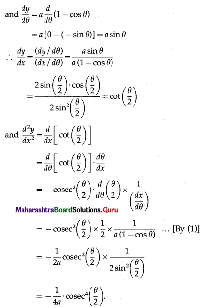 Maharashtra-Board-12th-Maths-Solutions-Chapter-1-Differentiation-Ex-1.5-Q2-i