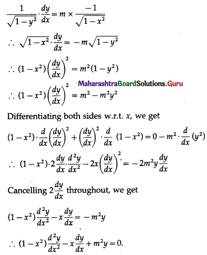 Maharashtra-Board-12th-Maths-Solutions-Chapter-1-Differentiation-Ex-1.5-Q3-ix