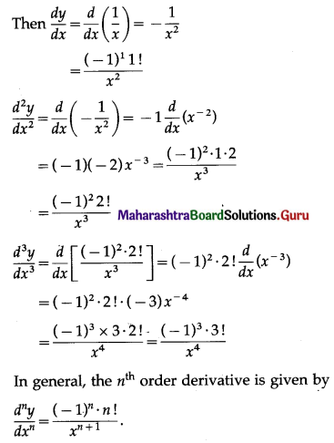 Maharashtra-Board-12th-Maths-Solutions-Chapter-1-Differentiation-Ex-1.5-Q4-ii