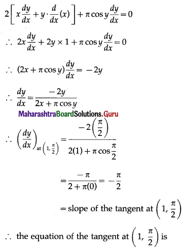 Maharashtra-Board-12th-Maths-Solutions-Chapter-2-Applications-of-Derivatives-Ex-2.1-Q1-iv