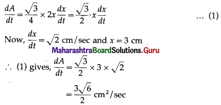 Maharashtra-Board-12th-Maths-Solutions-Chapter-2-Applications-of-Derivatives-Ex-2.1-Q10