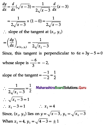 Maharashtra-Board-12th-Maths-Solutions-Chapter-2-Applications-of-Derivatives-Ex-2.1-Q2