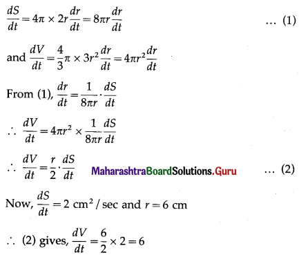Maharashtra-Board-12th-Maths-Solutions-Chapter-2-Applications-of-Derivatives-Ex-2.1-Q9