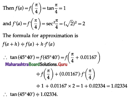 Maharashtra-Board-12th-Maths-Solutions-Chapter-2-Applications-of-Derivatives-Ex-2.2-Q2-iv.1