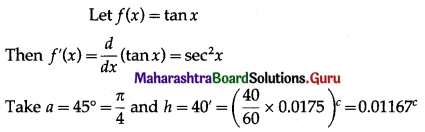 Maharashtra-Board-12th-Maths-Solutions-Chapter-2-Applications-of-Derivatives-Ex-2.2-Q2-iv