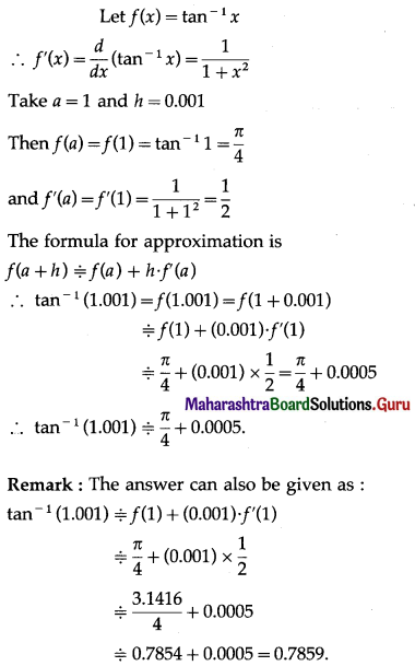 Maharashtra-Board-12th-Maths-Solutions-Chapter-2-Applications-of-Derivatives-Ex-2.2-Q3-iii