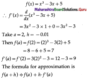 Maharashtra-Board-12th-Maths-Solutions-Chapter-2-Applications-of-Derivatives-Ex-2.2-Q6-i