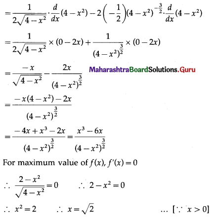 Maharashtra-Board-12th-Maths-Solutions-Chapter-2-Applications-of-Derivatives-Ex-2.4-Q14.3