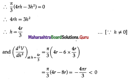 Maharashtra-Board-12th-Maths-Solutions-Chapter-2-Applications-of-Derivatives-Miscellaneous-Exercise-2-II-Q19.2