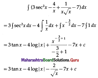 Maharashtra-Board-12th-Maths-Solutions-Chapter-3-Indefinite-Integration-Ex-3.1-I-iii