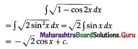 Maharashtra-Board-12th-Maths-Solutions-Chapter-3-Indefinite-Integration-Ex-3.1-II-ix