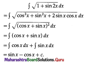 Maharashtra-Board-12th-Maths-Solutions-Chapter-3-Indefinite-Integration-Ex-3.1-II-viii