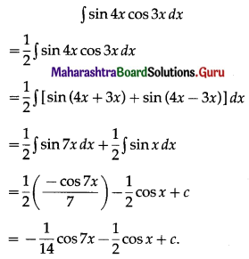Maharashtra-Board-12th-Maths-Solutions-Chapter-3-Indefinite-Integration-Ex-3.1-II-x