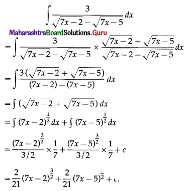 Maharashtra-Board-12th-Maths-Solutions-Chapter-3-Indefinite-Integration-Ex-3.1-III-x