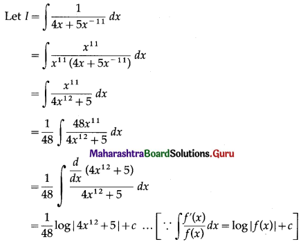 Maharashtra-Board-12th-Maths-Solutions-Chapter-3-Indefinite-Integration-Ex-3.2A-I-Q10