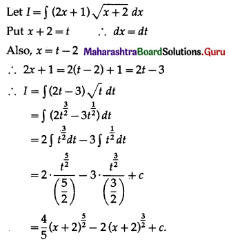 Maharashtra-Board-12th-Maths-Solutions-Chapter-3-Indefinite-Integration-Ex-3.2A-I-Q19