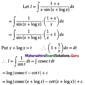 Maharashtra-Board-12th-Maths-Solutions-Chapter-3-Indefinite-Integration-Ex-3.2A-I-Q3