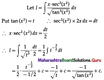 Maharashtra-Board-12th-Maths-Solutions-Chapter-3-Indefinite-Integration-Ex-3.2A-I-Q4