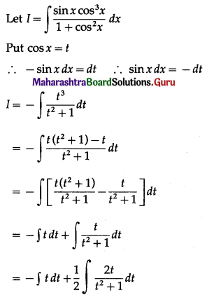 Maharashtra-Board-12th-Maths-Solutions-Chapter-3-Indefinite-Integration-Ex-3.2A-II-Q17