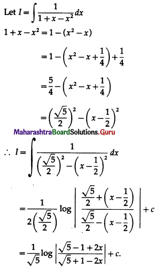 Maharashtra-Board-12th-Maths-Solutions-Chapter-3-Indefinite-Integration-Ex-3.2B-I-Q11