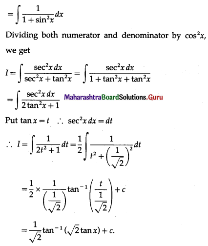 Maharashtra-Board-12th-Maths-Solutions-Chapter-3-Indefinite-Integration-Ex-3.2B-I-Q19.1