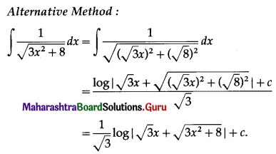 Maharashtra-Board-12th-Maths-Solutions-Chapter-3-Indefinite-Integration-Ex-3.2B-I-Q4.1