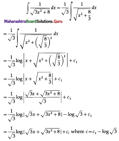 Maharashtra-Board-12th-Maths-Solutions-Chapter-3-Indefinite-Integration-Ex-3.2B-I-Q4