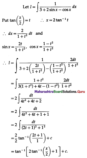 Maharashtra-Board-12th-Maths-Solutions-Chapter-3-Indefinite-Integration-Ex-3.2B-II-Q4