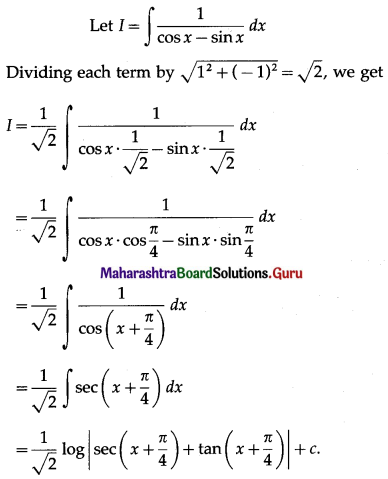 Maharashtra-Board-12th-Maths-Solutions-Chapter-3-Indefinite-Integration-Ex-3.2B-II-Q8