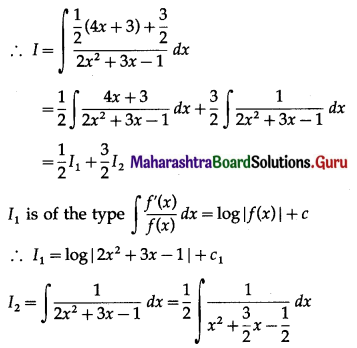 Maharashtra-Board-12th-Maths-Solutions-Chapter-3-Indefinite-Integration-Ex-3.2C-Q3