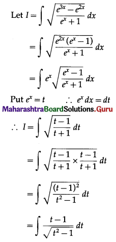 Maharashtra-Board-12th-Maths-Solutions-Chapter-3-Indefinite-Integration-Ex-3.2C-Q9