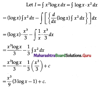 Maharashtra-Board-12th-Maths-Solutions-Chapter-3-Indefinite-Integration-Ex-3.3-I-Q1
