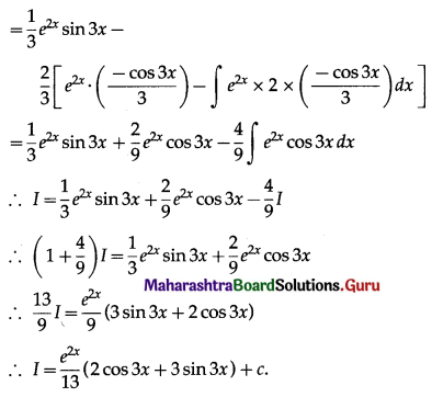 Maharashtra-Board-12th-Maths-Solutions-Chapter-3-Indefinite-Integration-Ex-3.3-I-Q10.1