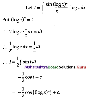 Maharashtra-Board-12th-Maths-Solutions-Chapter-3-Indefinite-Integration-Ex-3.3-I-Q18