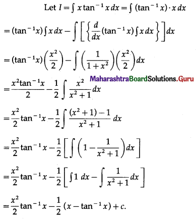 Maharashtra-Board-12th-Maths-Solutions-Chapter-3-Indefinite-Integration-Ex-3.3-I-Q3