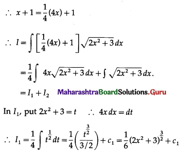 Maharashtra-Board-12th-Maths-Solutions-Chapter-3-Indefinite-Integration-Ex-3.3-II-Q8