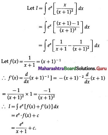Maharashtra-Board-12th-Maths-Solutions-Chapter-3-Indefinite-Integration-Ex-3.3-III-Q4