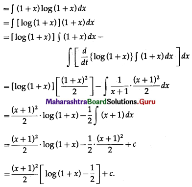 Maharashtra-Board-12th-Maths-Solutions-Chapter-3-Indefinite-Integration-Ex-3.3-III-Q8