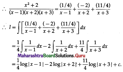 Maharashtra-Board-12th-Maths-Solutions-Chapter-3-Indefinite-Integration-Ex-3.4-Q1.1