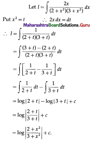 Maharashtra-Board-12th-Maths-Solutions-Chapter-3-Indefinite-Integration-Ex-3.4-Q11
