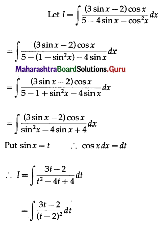 Maharashtra-Board-12th-Maths-Solutions-Chapter-3-Indefinite-Integration-Ex-3.4-Q17