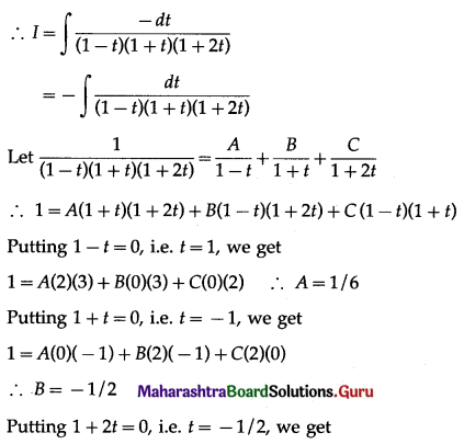 Maharashtra-Board-12th-Maths-Solutions-Chapter-3-Indefinite-Integration-Ex-3.4-Q18.1