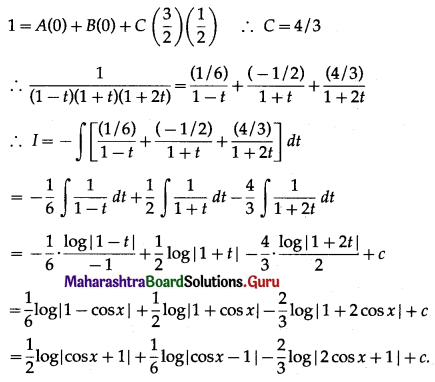 Maharashtra-Board-12th-Maths-Solutions-Chapter-3-Indefinite-Integration-Ex-3.4-Q18.2