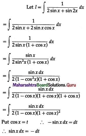 Maharashtra-Board-12th-Maths-Solutions-Chapter-3-Indefinite-Integration-Ex-3.4-Q19