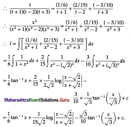 Maharashtra-Board-12th-Maths-Solutions-Chapter-3-Indefinite-Integration-Ex-3.4-Q2.2